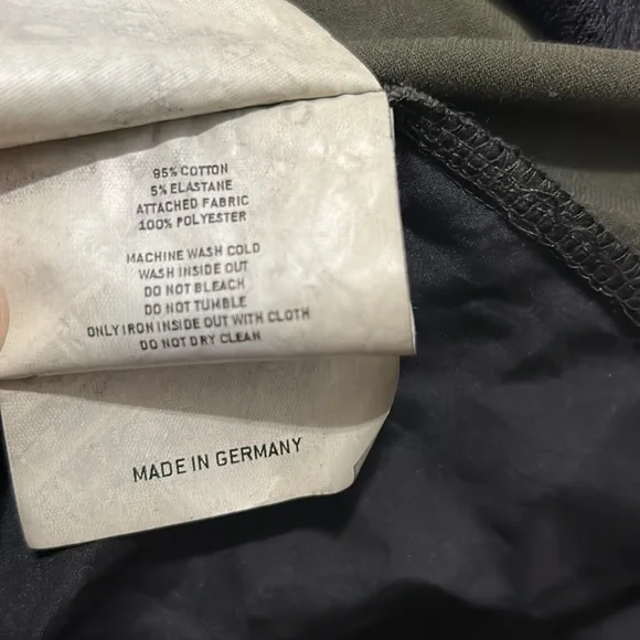 RUNDHOLZ DIP Green & Black Tunic Tied Back Military Utility Size Medium - Picture 3 of 16